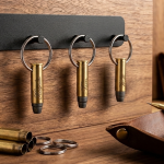 Custom Engraved .38 Special Bullet Keyring (Inert)