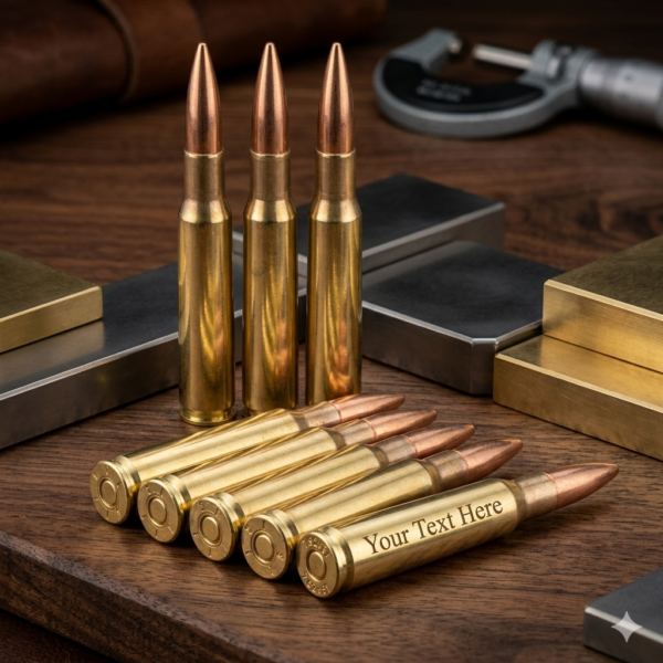 Custom Engraved .50 Caliber Bullet (Inert)