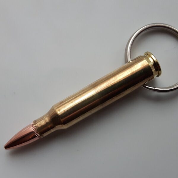 Custom Engraved 5.56 Bullet Keyring (Inert)