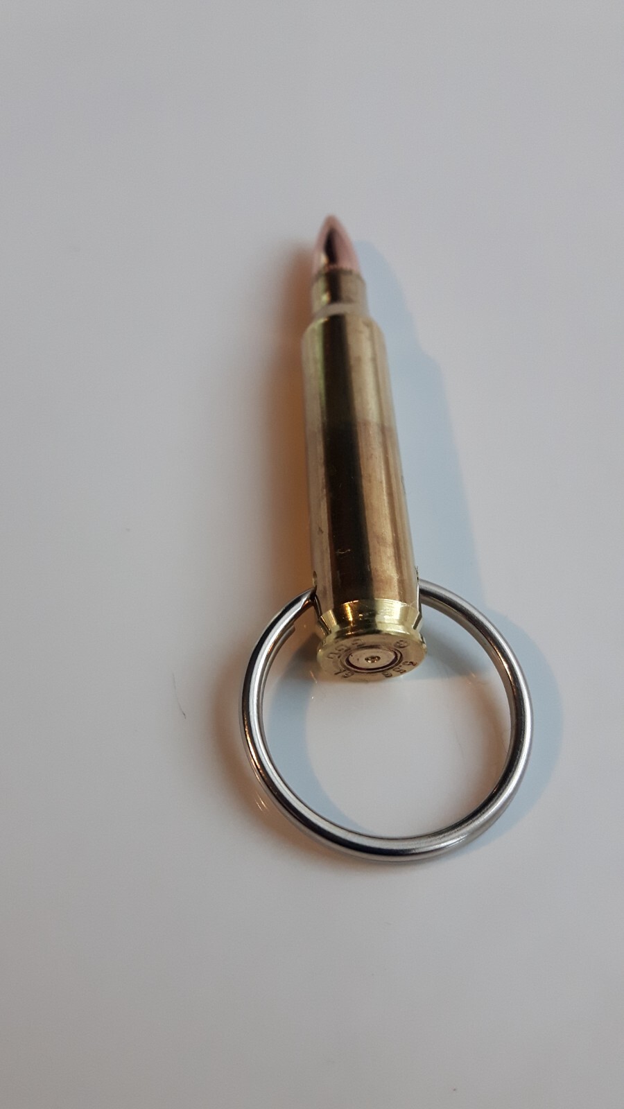 Custom Engraved 5.56 Bullet Keyring (Inert)