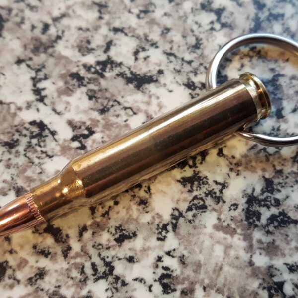 Custom Engraved 5.56 Bullet Keyring (Inert)
