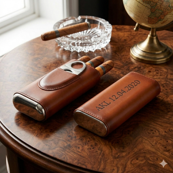 Custom Engraved Cigar Case