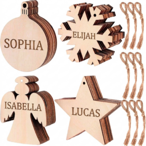 Personalised Wooden Christmas Ornament