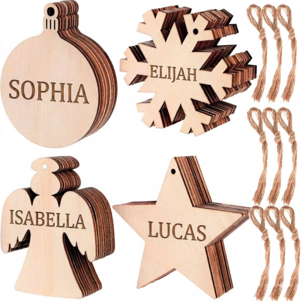 Personalised Wooden Christmas Ornament