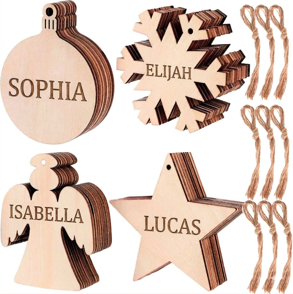 Personalised Wooden Christmas Ornament