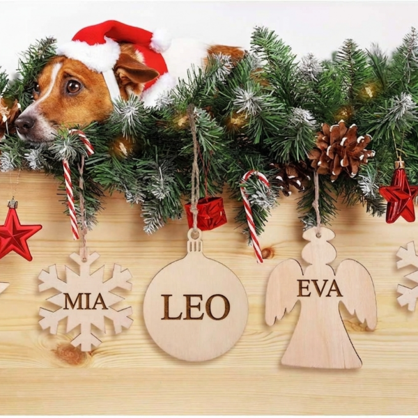 Personalised Wooden Christmas Ornament