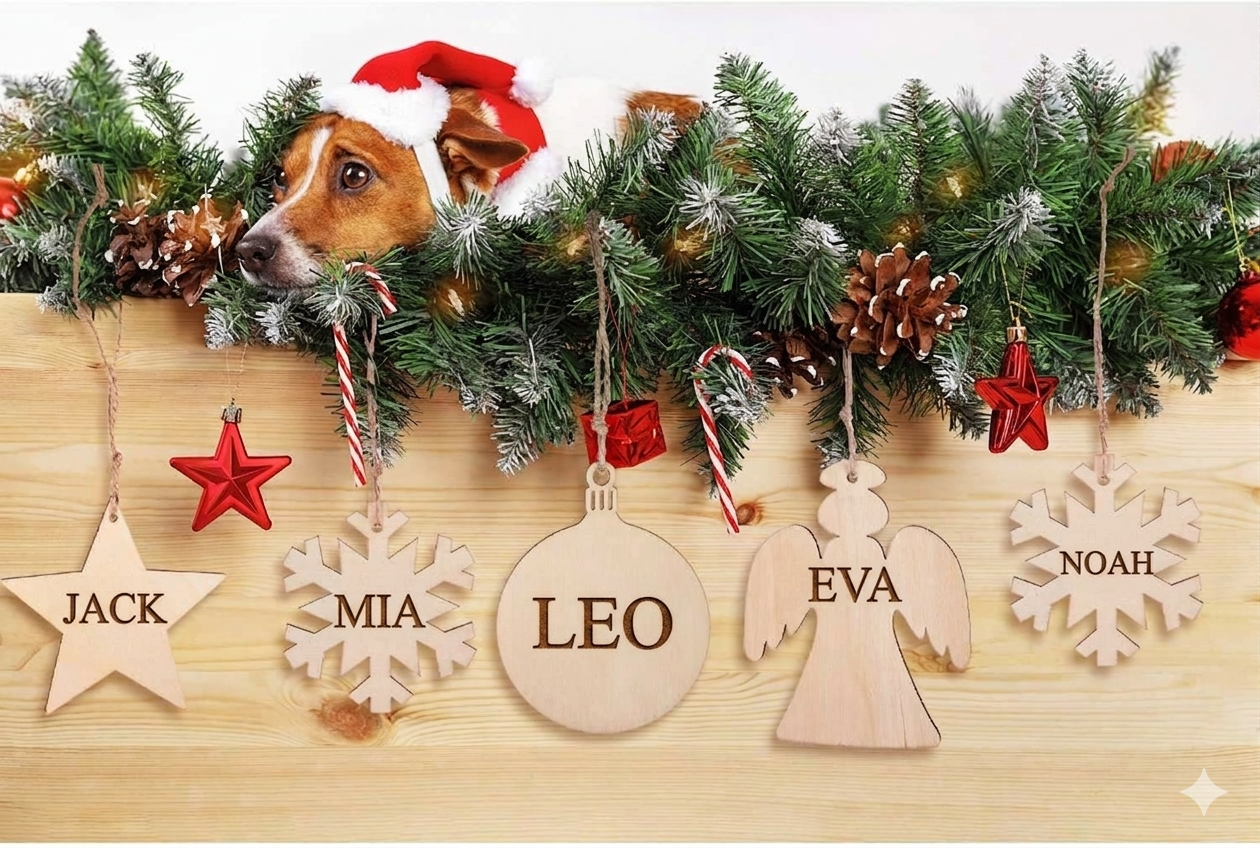 Personalised Wooden Christmas Ornament