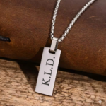 Silver Bar Necklace