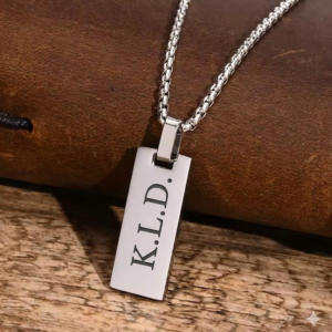 Silver Bar Necklace