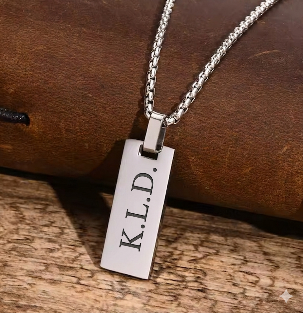 Silver Bar Necklace