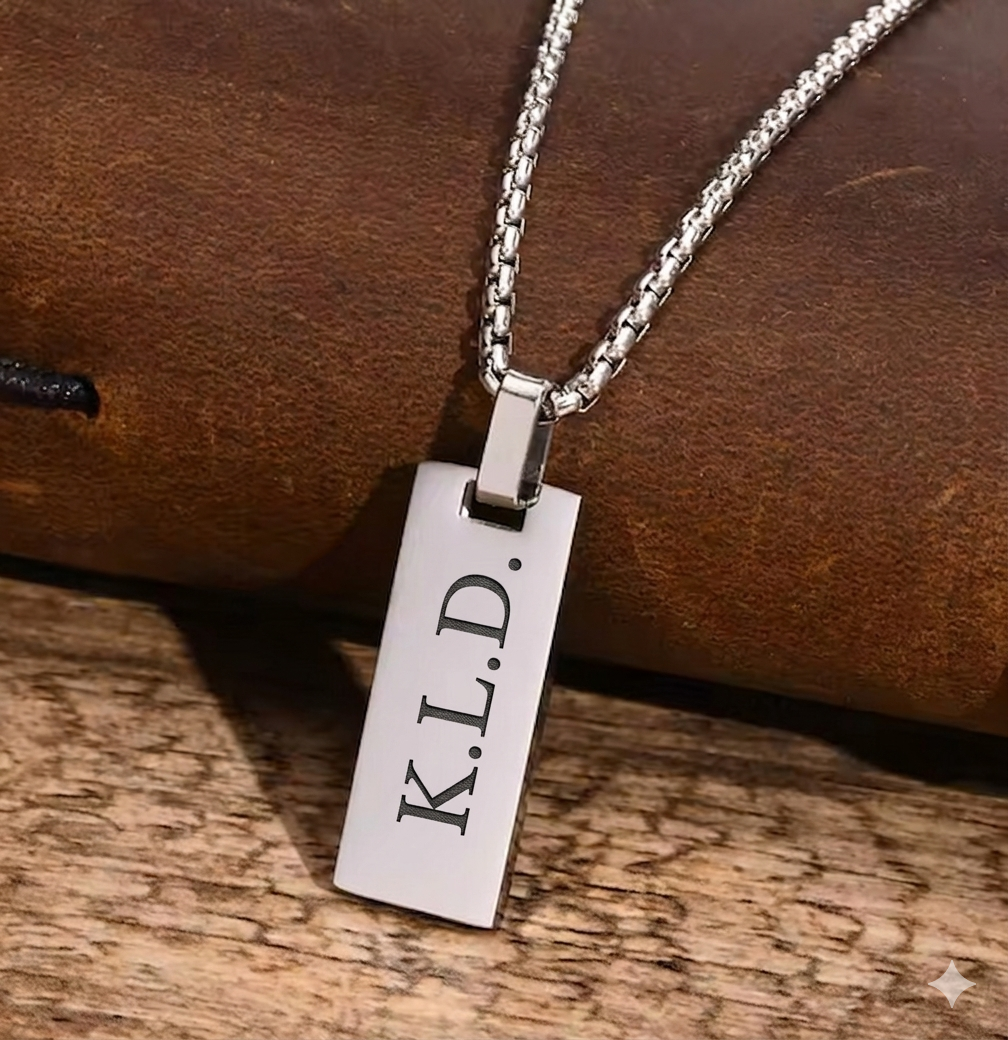 Silver Bar Necklace
