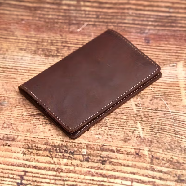 Personalised Crazy Horse Leather Passport Cover