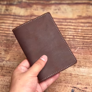 Personalised Crazy Horse Leather Passport Cover - Image 4